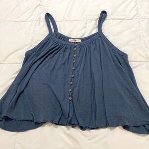 Natural Life Relaxed Button Down Tank Top